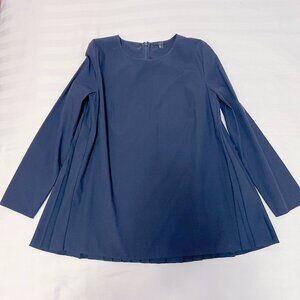 COS Long Sleeve Blouse with Full Pleated Back